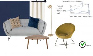Architecte et décoration intérieur - Essonne - Planche mobilier investissement locatif
